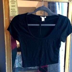 Black Crop Top